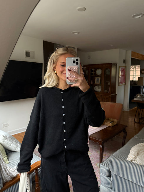 Coco Cutie Cardigan // Black